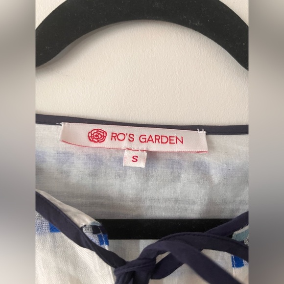 Anthropologie Ro’s Garden Striped Tunic Dress with Yellow and Blue Accents - Picture 2 of 15